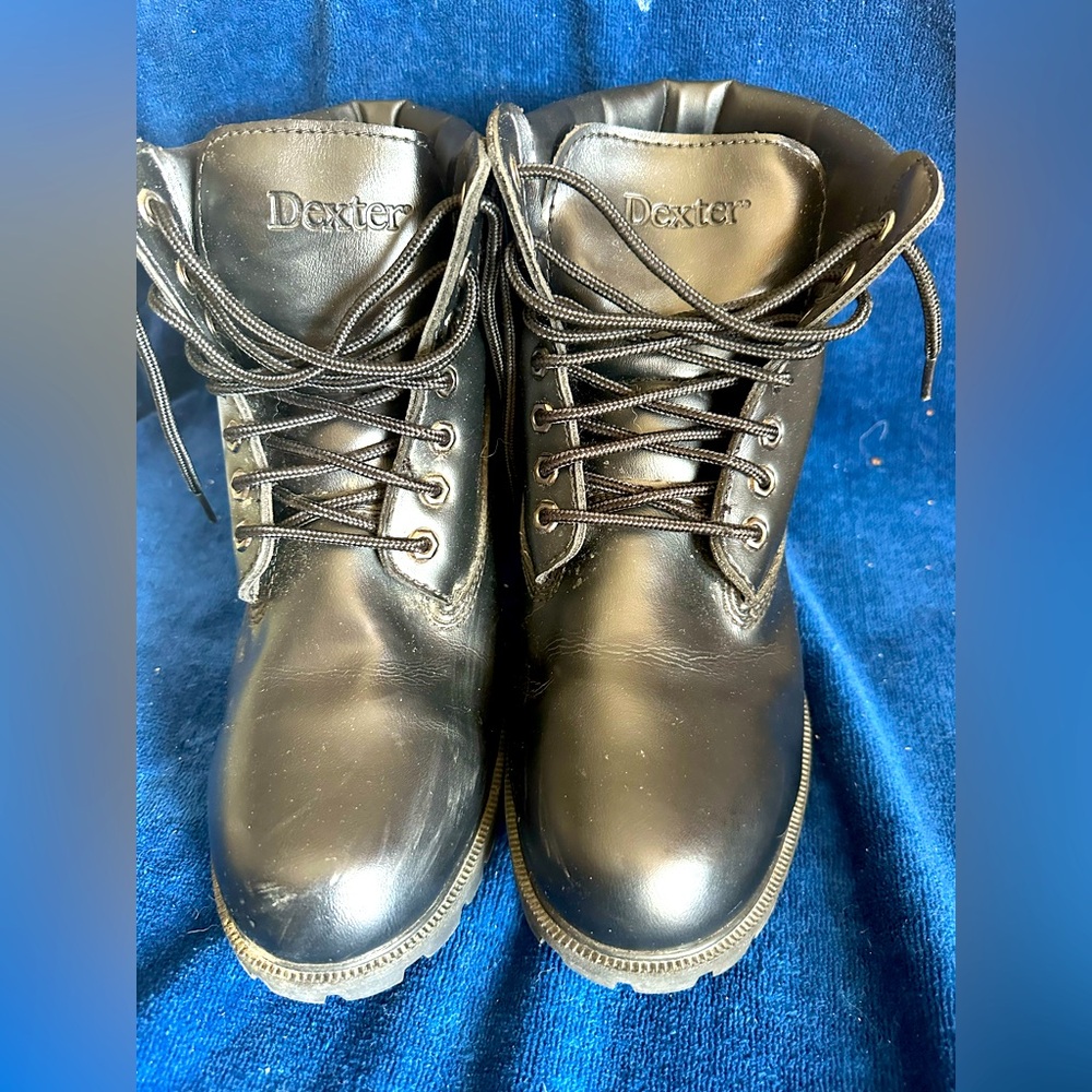 Dexter Comfort Boots Skid & Oil Resistant Black Work Construction Motorcycle 10W